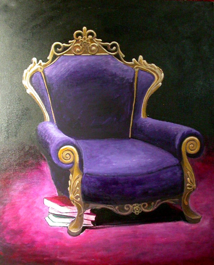 The purple chair